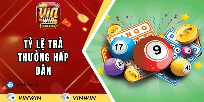 Tỷ lệ trả thưởng hấp dẫn